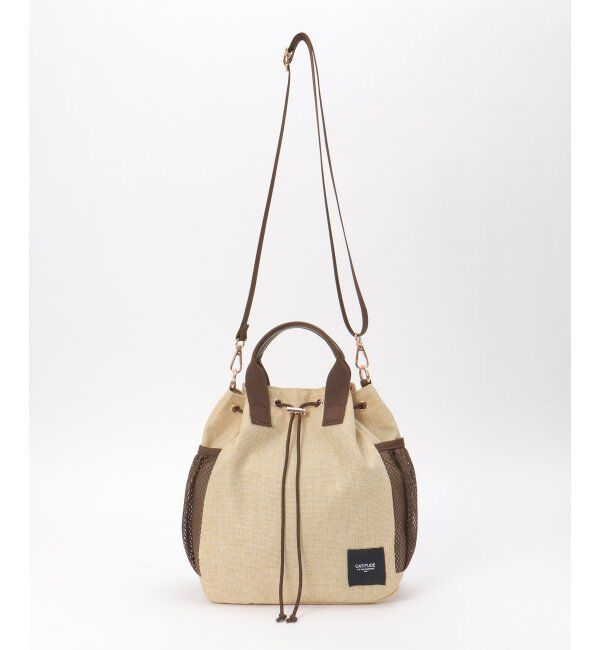 ikka「【雑誌InRed5月号掲載】ポリジュート2WAY巾着バッグ」|その他|