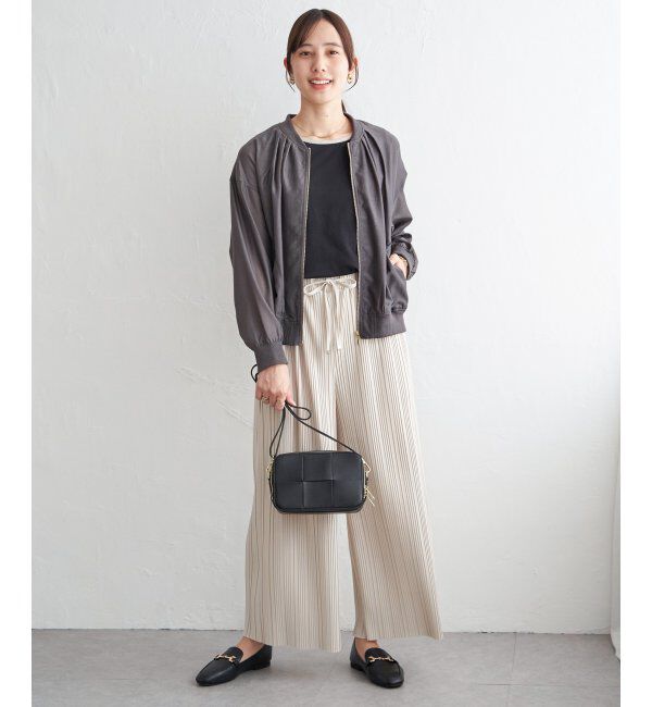 ikka「【雑誌InRed5月号掲載】シアーリブブルゾン」|ブルゾン・スタジャン|