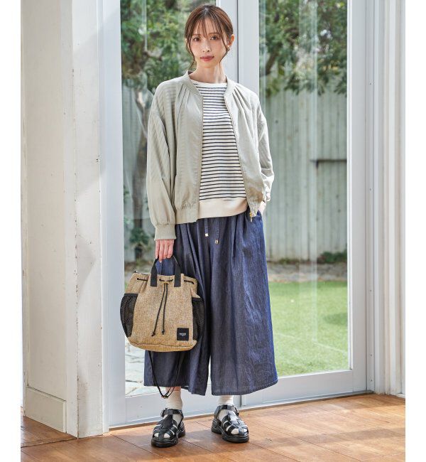 ikka「【雑誌InRed5月号掲載】シアーリブブルゾン」|ブルゾン・スタジャン|