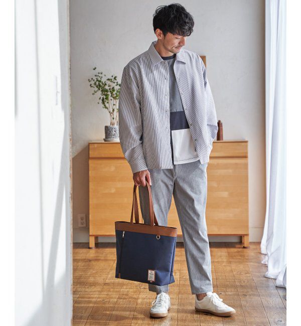 ikka「【雑誌MonoMax5月号掲載】イージケアサッカースナップシャウター「小泉孝太郎さん着用モデル」」|シャツ・ブラウス|