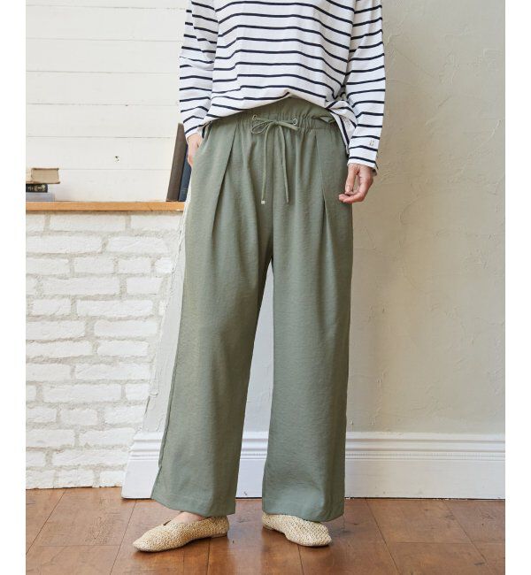 Lbc with Life「ウエストシャーリングワイドパンツ」|その他|