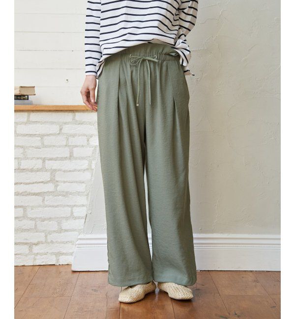 Lbc with Life「ウエストシャーリングワイドパンツ」|その他|