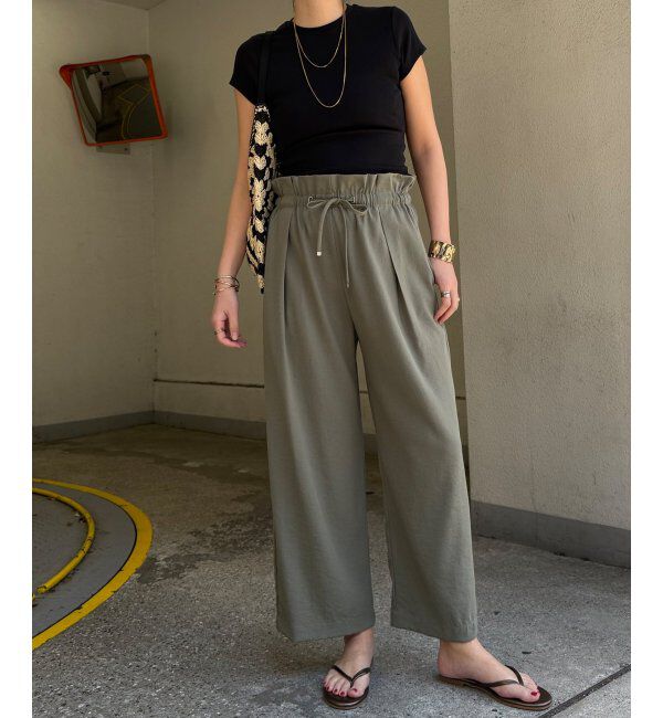 Lbc with Life「ウエストシャーリングワイドパンツ」|その他|