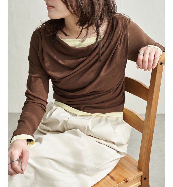 VENCE share style「レイヤードカシュクールプルオーバー」|その他|