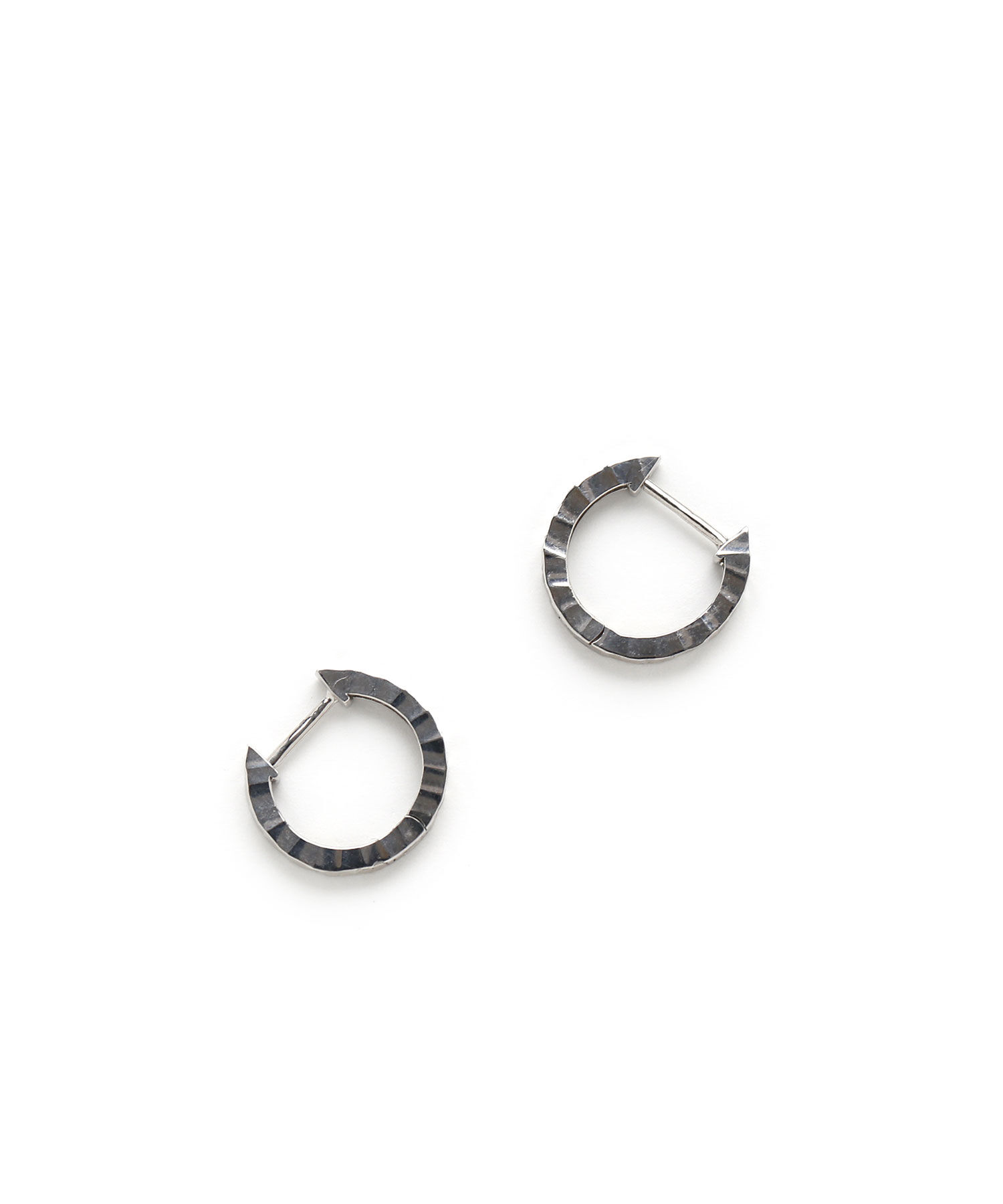 colleca la「[silver925]ミラーカット フープピアス〈金属アレルギー対応〉」|ピアス|