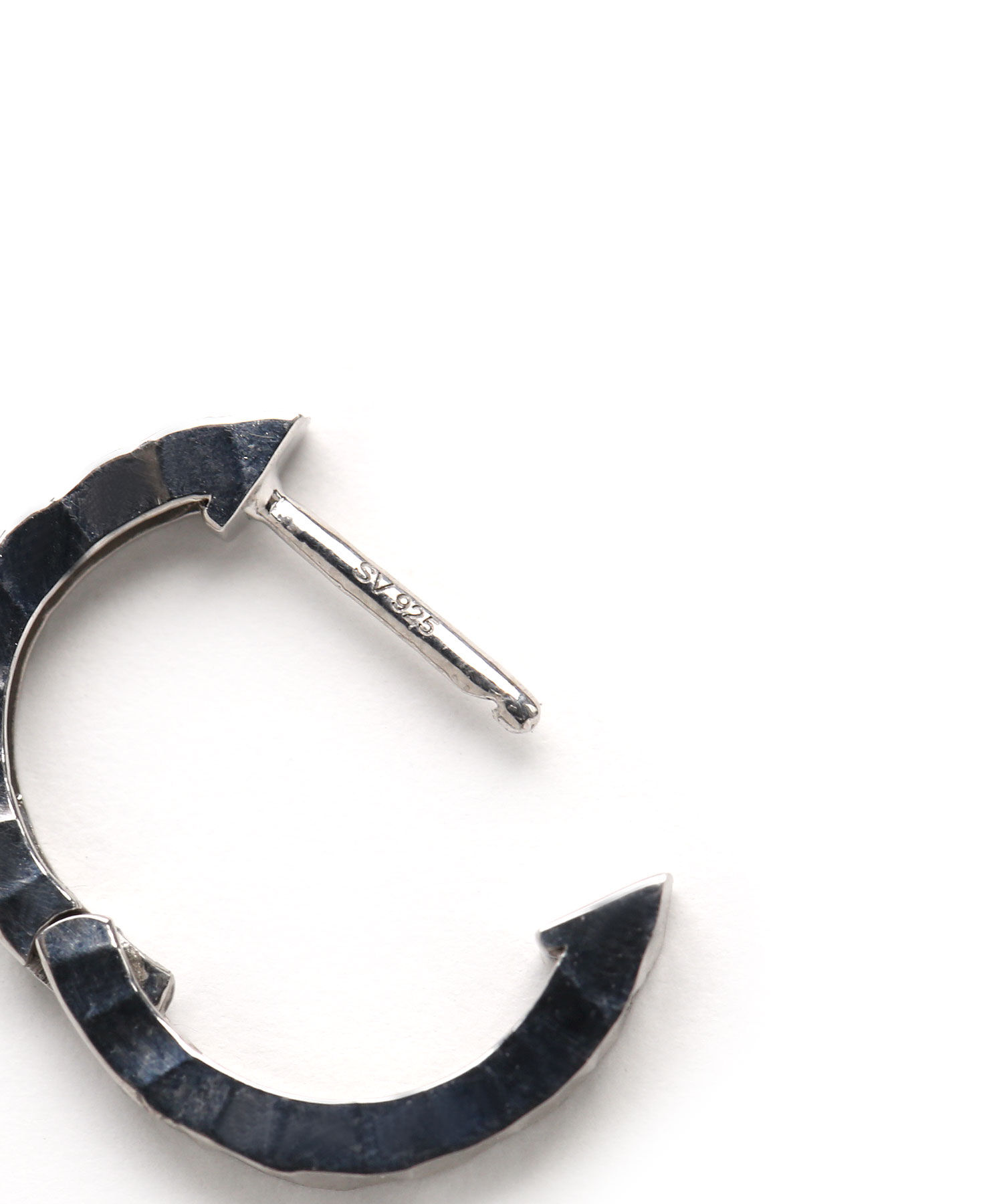 colleca la「[silver925]ミラーカット フープピアス〈金属アレルギー対応〉」|ピアス|