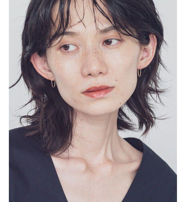 Jouete「K10YG チェーン ピアス」|ピアス|