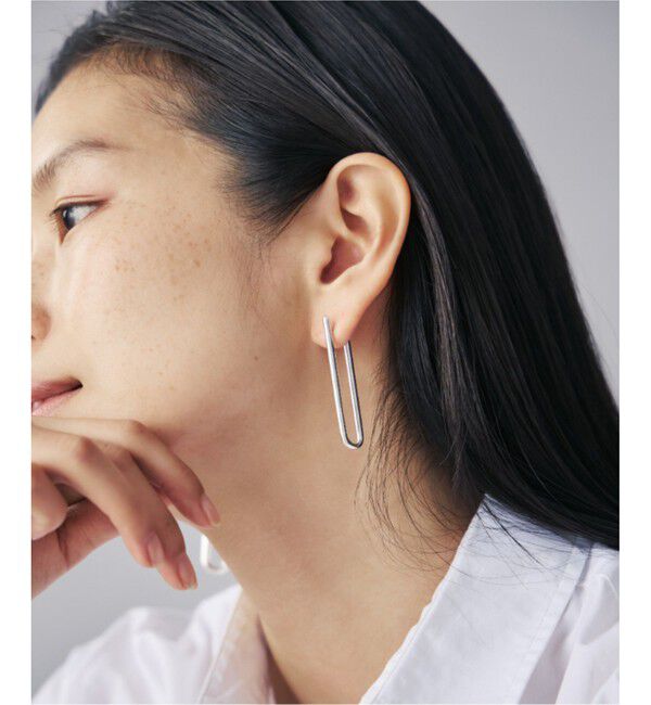 Jouete「[コネクト] フープピアス オーバル」|ピアス|