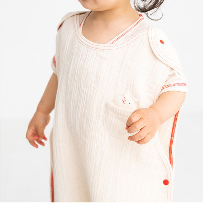 BACKYARD FAMILY「ガーゼスリーパー 日本製 ベビー 通販 スリーパー 赤ちゃん 女の子 男の子 出産祝い 新生児」|その他ベビーウェア|