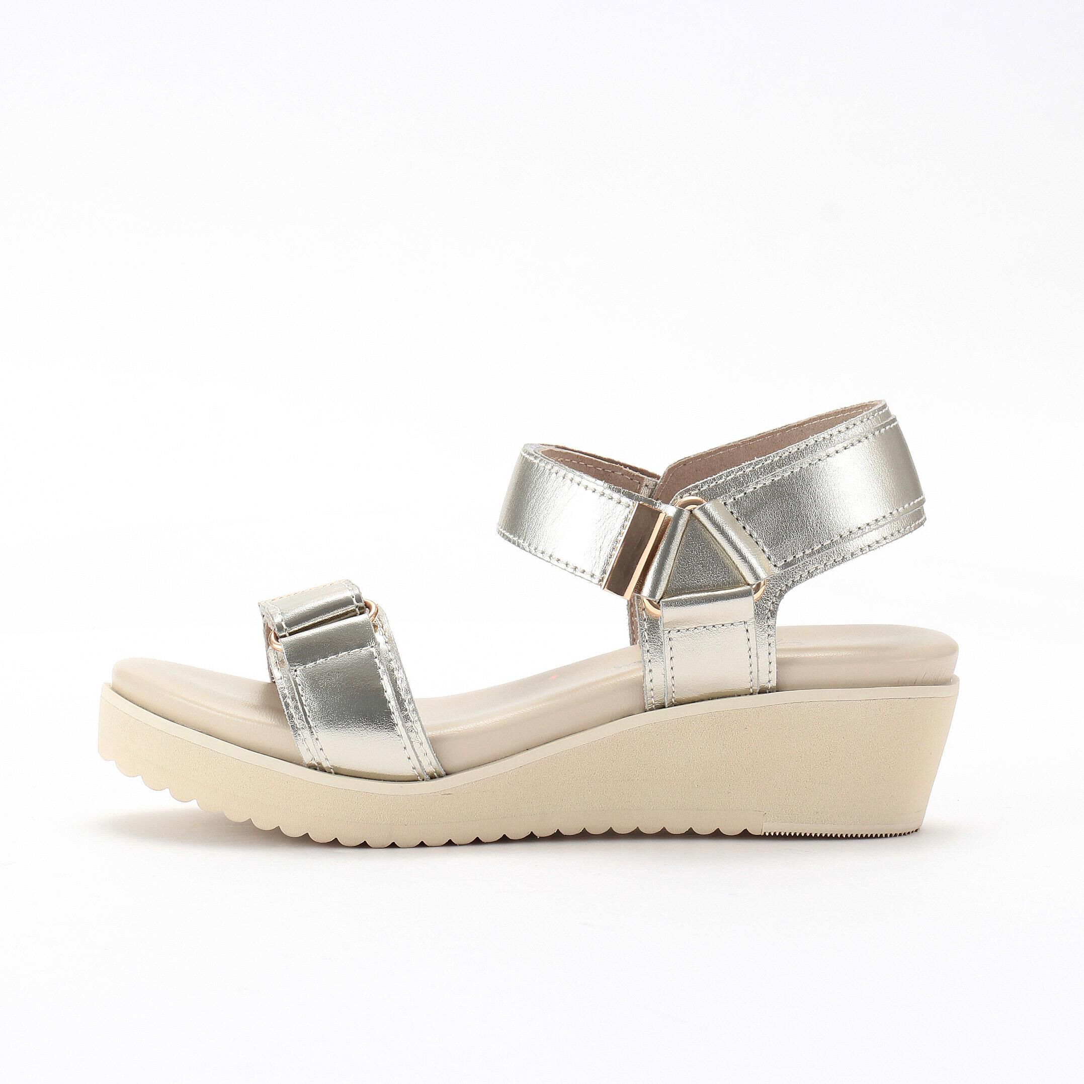 銀座かねまつ「TN240474METPLT 【本革】【人気】レザースポーツサンダル」|サンダル|