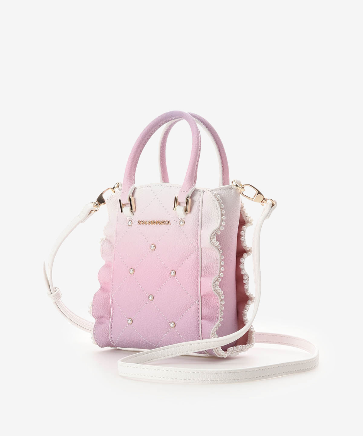 Samantha Vega「グラデーションパールフラッタースマホショルダー」|ショルダー・メッセンジャー|