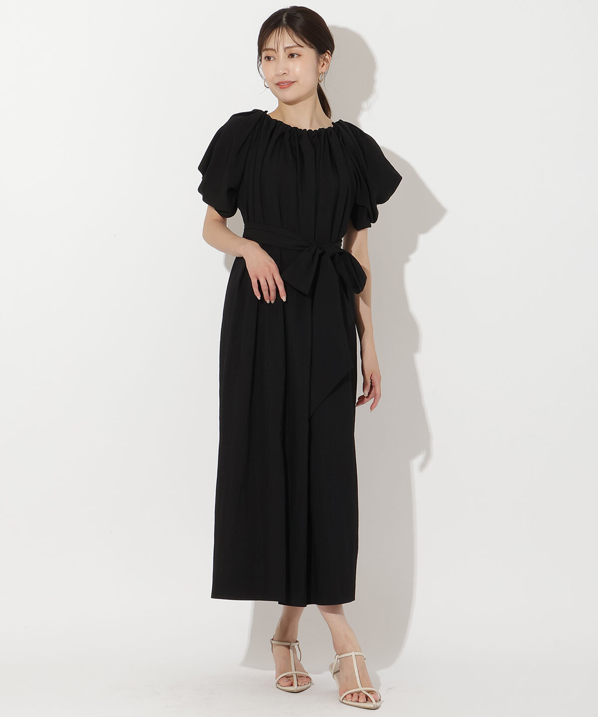 アンドクチュール「ケープスリーブワンピース」|ワンピース|