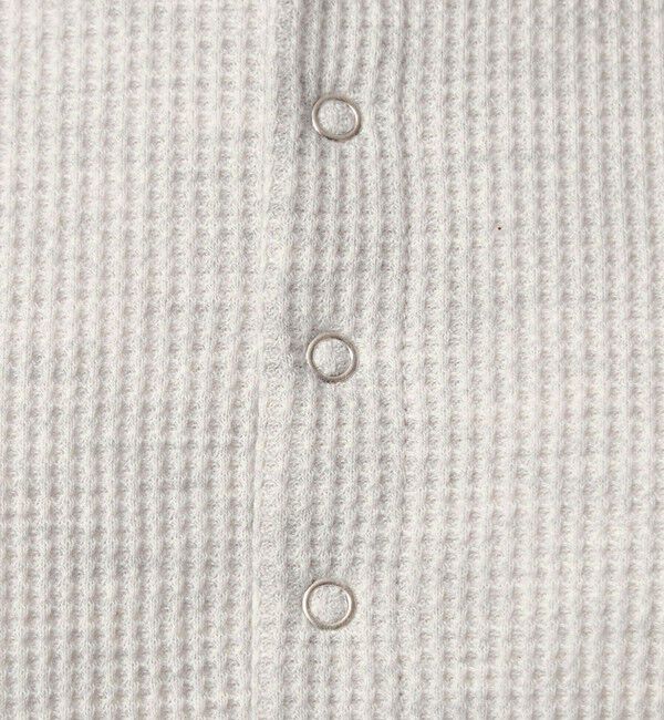 UNITED ARROWS green label relaxing「【WEB限定】＜at ease＞ワッフル ヘンリーネック 5分袖 カットソー」|Tシャツ・カットソー|