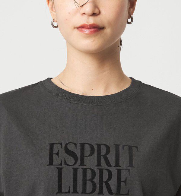 UNITED ARROWS green label relaxing「【WEB限定】＜at ease＞フロッキープリント カットソー」|Tシャツ・カットソー|