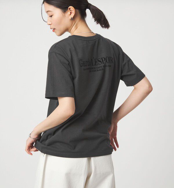 UNITED ARROWS green label relaxing「【WEB限定】＜at ease＞フロッキープリント カットソー」|Tシャツ・カットソー|