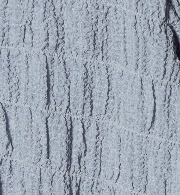 UNITED ARROWS green label relaxing「【WEB限定】＜at ease＞シアー サッカーライク クルーネック カーディガン」|カーディガン|