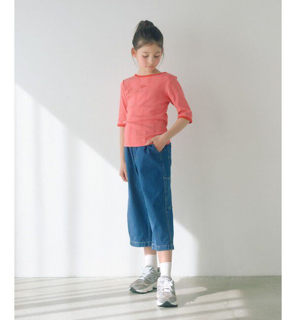 UNITED ARROWS green label relaxing「【別注】＜Robert P. Miller＞5分袖 Tシャツ / キッズ  140cm-150cm」|Tシャツ・カットソー|