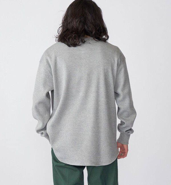 SHIPS「【SHIPS別注】THYARD:  ヘンリーネック サーマル 長袖 カットソー」|Tシャツ・カットソー|