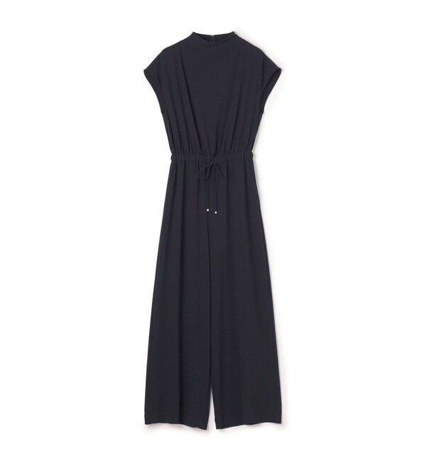 DES PRES「ジャージーライクジョーゼット オールインワン」|オールインワン|69 ネイビー