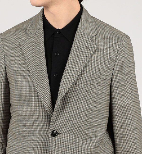 TOMORROWLAND MENS「ウールモヘヤ シングルブレステッド 3Ｂジャケット」|テーラードジャケット|