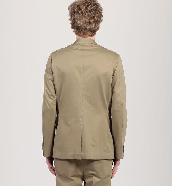 TOMORROWLAND MENS「コットンポリエステル ストレッチツイル シングルブレステッド2Bジャケット」|テーラードジャケット|