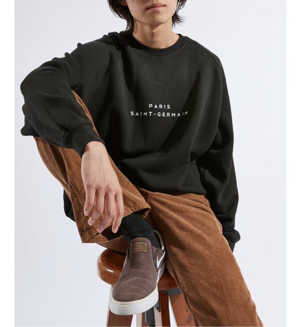 Paris Saint-Germain「【Paris Saint-Germain / パリ・サン＝ジェルマン】JP BACK EMBLEM SWEAT SHIRT」|スウェット・ジャージ|