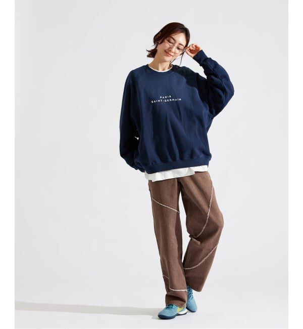 Paris Saint-Germain「【Paris Saint-Germain / パリ・サン＝ジェルマン】JP BACK EMBLEM SWEAT SHIRT」|スウェット・ジャージ|