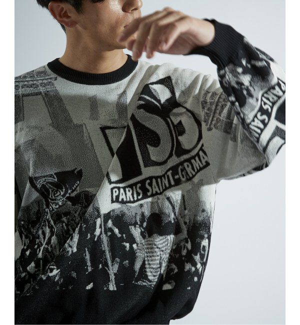 Paris Saint-Germain「【Paris Saint-Germain / パリ・サン＝ジェルマン】 JP Photograph JQ KNIT」|ニット・セーター|