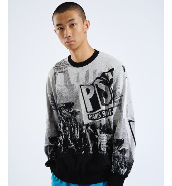 Paris Saint-Germain「【Paris Saint-Germain / パリ・サン＝ジェルマン】 JP Photograph JQ KNIT」|ニット・セーター|