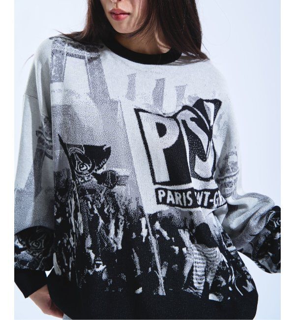 Paris Saint-Germain「【Paris Saint-Germain / パリ・サン＝ジェルマン】 JP Photograph JQ KNIT」|ニット・セーター|