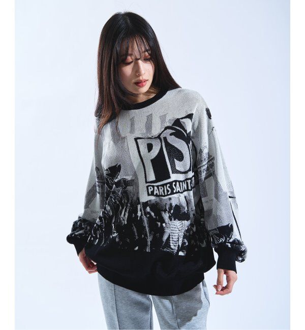 Paris Saint-Germain「【Paris Saint-Germain / パリ・サン＝ジェルマン】 JP Photograph JQ KNIT」|ニット・セーター|