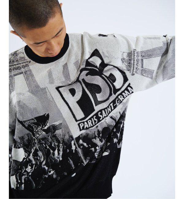 Paris Saint-Germain「【Paris Saint-Germain / パリ・サン＝ジェルマン】 JP Photograph JQ KNIT」|ニット・セーター|