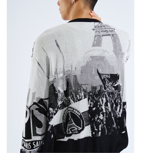 Paris Saint-Germain「【Paris Saint-Germain / パリ・サン＝ジェルマン】 JP Photograph JQ KNIT」|ニット・セーター|