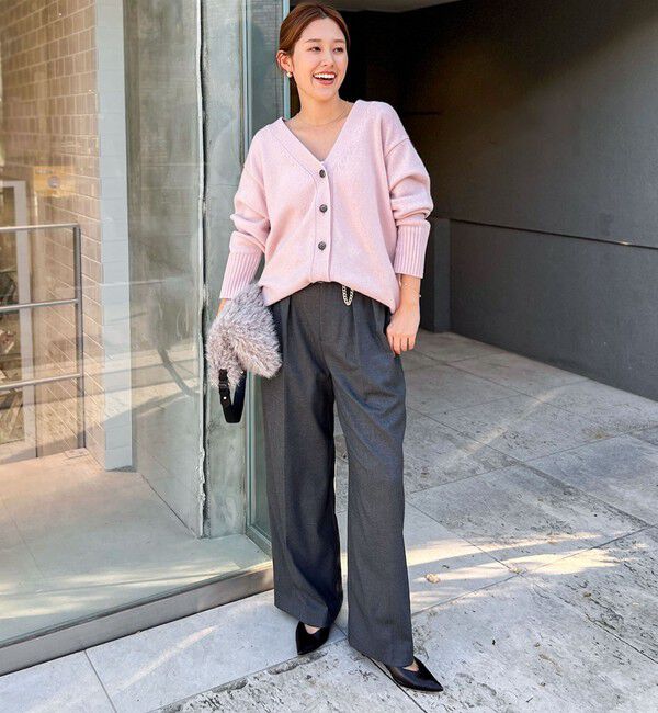 NOLLEY'S「《セットアップ対応》ストレッチツイルワイドパンツ」|その他|