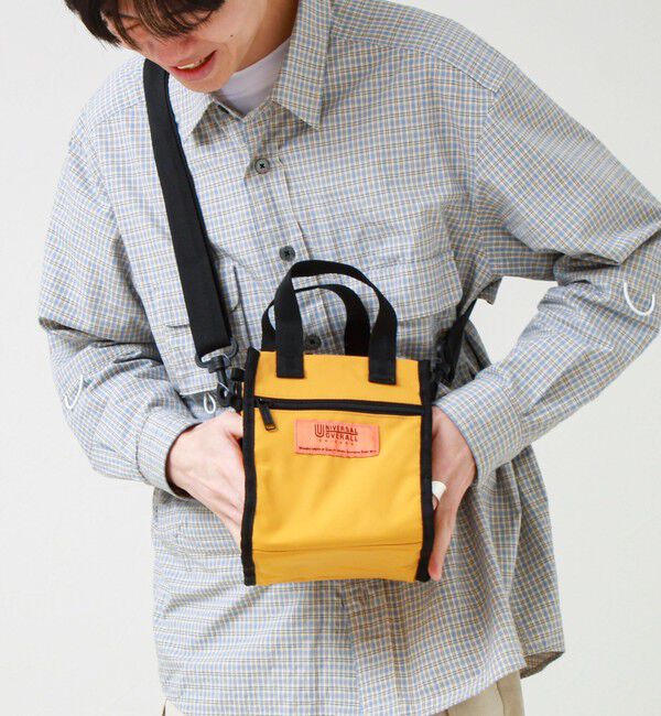 GLOSTER「【UNIVERSAL OVERALL】2WAY mini shoulder」|ショルダー・メッセンジャー|イエロー