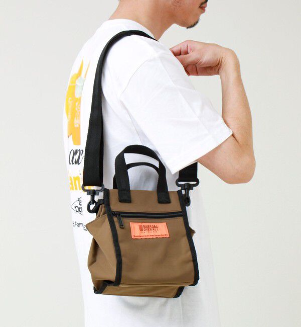 GLOSTER「【UNIVERSAL OVERALL】2WAY mini shoulder」|ショルダー・メッセンジャー|ベージュ