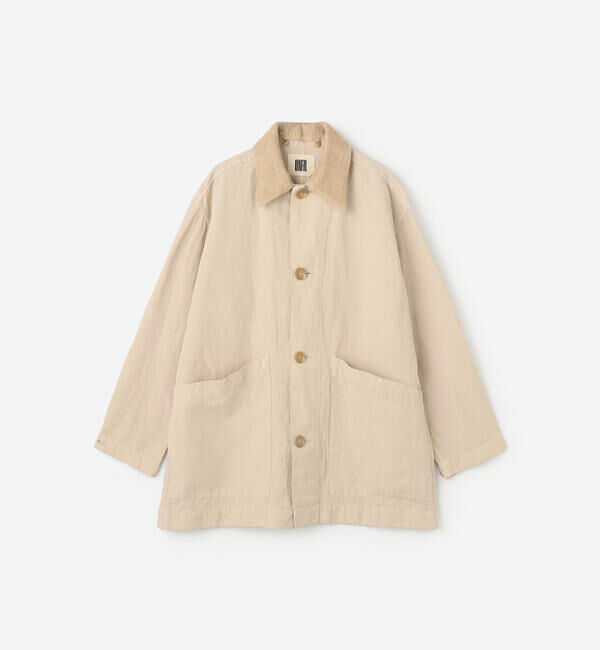 UNFIL「UNFIL | ガーメントダイ カバーオールジャケット WOMEN」|テーラードジャケット|