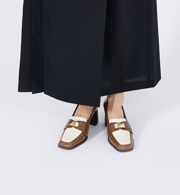 AU BANNISTER「【晴雨兼用】ヒールアップローファー」|レインシューズ|