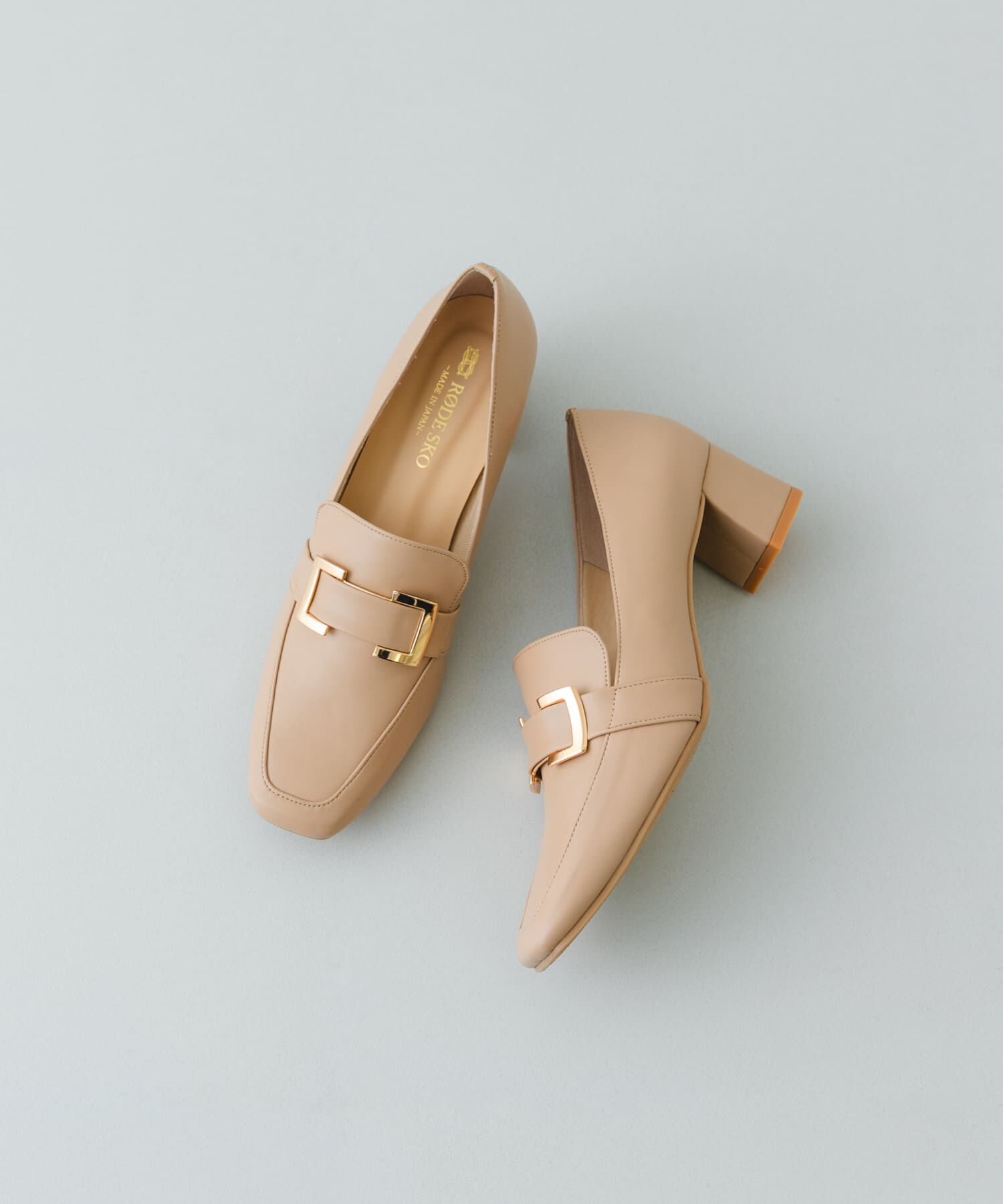 RODE SKO「『MADE IN JAPAN』 4.5センチメタルヒールパンプス」|パンプス|ベージュ