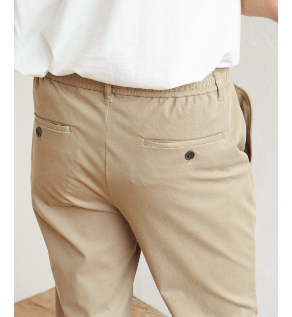 ikka「【雑誌MonoMax5月号掲載】GOKU楽パンツ EASY STRETCH 冷感アンクル「小泉孝太郎さん着用モデル」」|スラックス|