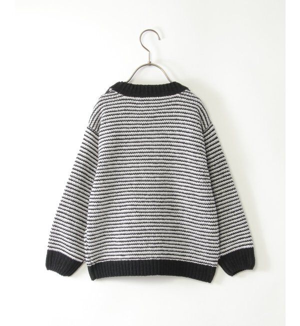 ikka kids「【親子おそろい】モールボーダーニットプルオーバー（120~160cm）」|その他|