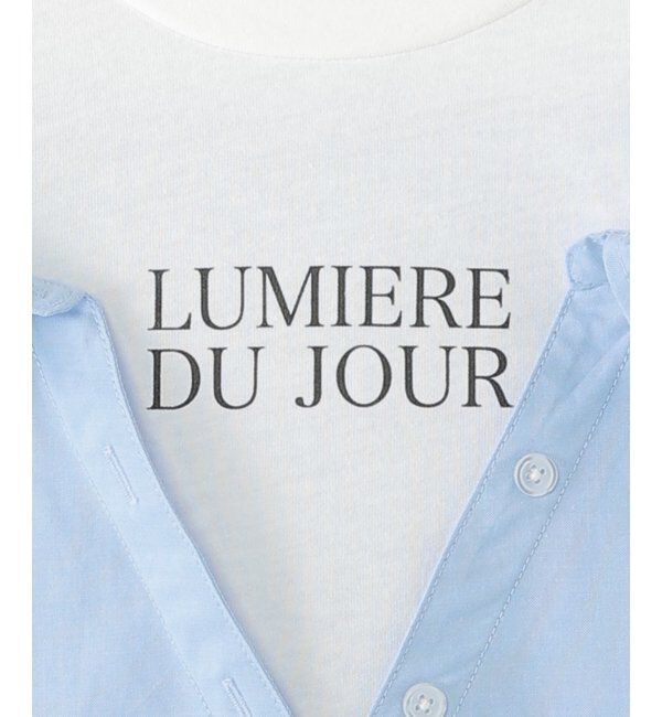 ikka kids「【親子コーデ】ロゴTドッキングドッキングブラウス（120~160cm）」|シャツ・ブラウス|