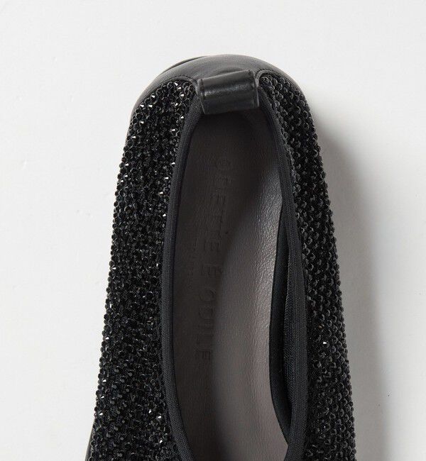 ODETTE E ODILE「スクエアビジューネット フラット10&uarr;」|パンプス|