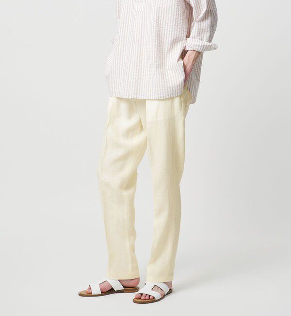 UNITED ARROWS「＜BERWICH＞SAKE/1プリーツ イージー スラックス」|スラックス|