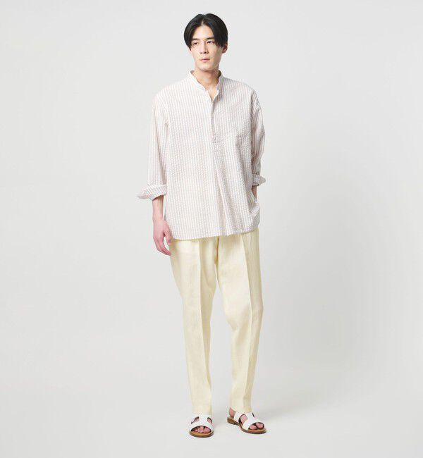 UNITED ARROWS「＜BERWICH＞SAKE/1プリーツ イージー スラックス」|スラックス|