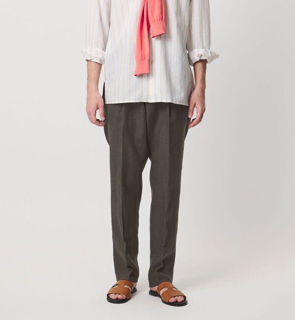 UNITED ARROWS「＜BERWICH＞SAKE/1プリーツ イージー スラックス」|スラックス|