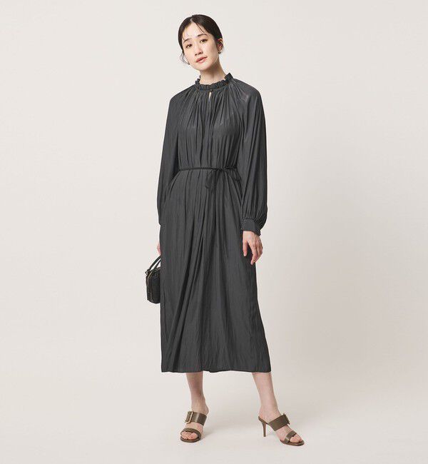 UNITED ARROWS「ボリューム ギャザー ワンピース」|ワンピース|