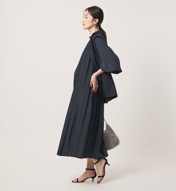 UNITED ARROWS「ボリューム ギャザー ワンピース」|ワンピース|