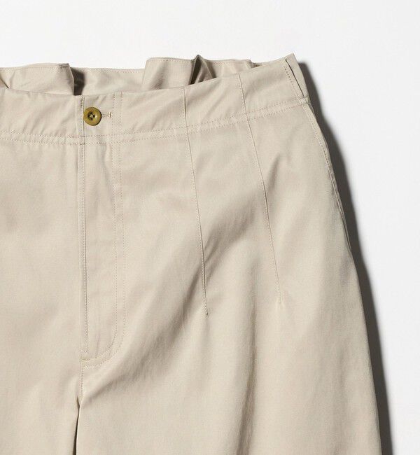 UNITED ARROWS「バック ギャザー リボンデザイン パンツ」|チノ|