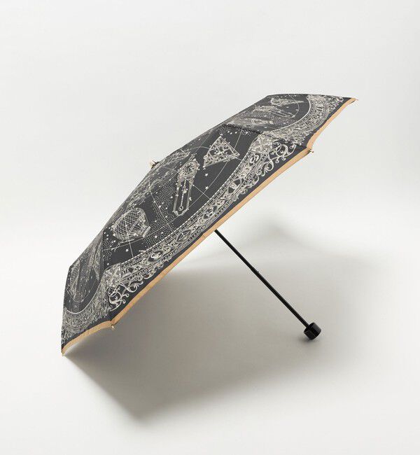 UNITED ARROWS「＜manipuri＞プリント 晴雨兼用 折りたたみ傘 UV」|傘|DK.GRAY
